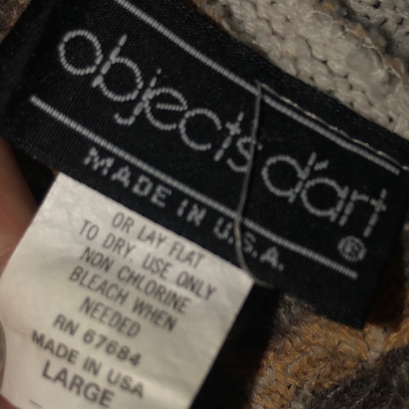 Objects D’art Animal Print Sweater Size Large - Picture 3 of 4